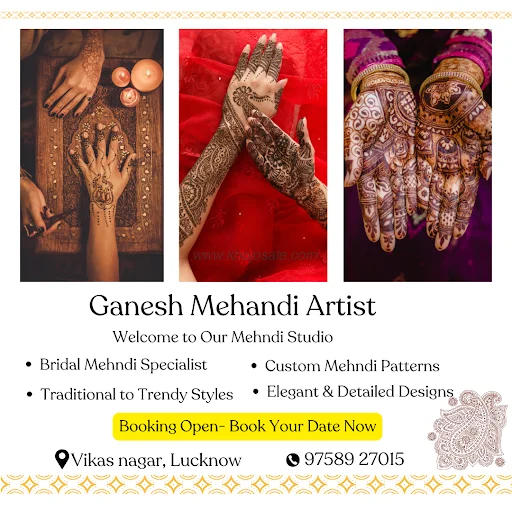 Ganesh Mehandi Artist In Lucknow