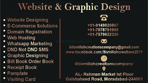 Bismillah Creations | Website Devlopment Company In Moradabad | Graphic Designing In Moradabad