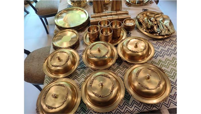 Brass Globe (K & D Export) - Brass Utensils/Brass Globe/Brass Dinner Set/Brass Plate Manufacturer/Bronze Dinner Sets