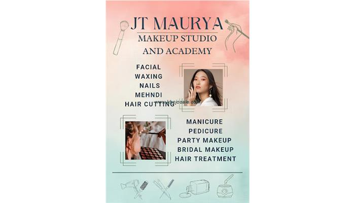 JT Maurya Makeup Studio - Hair |Skin|Nails |Makeup Certified By Bhaavya Kapur