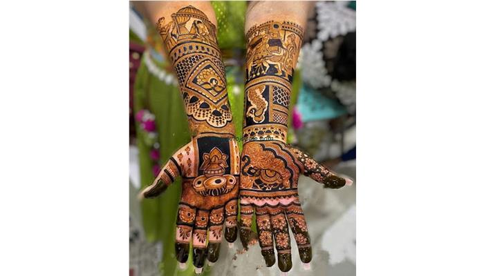 Mehandi Art By Mohit Kumar