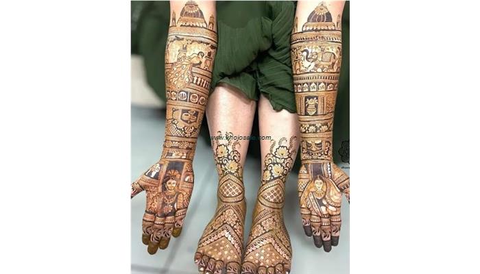 Raju Mehandi Artist-Best Bridal Mehandi Artist In Indirapuram/Top Mehndi Designer In Ghaziabad/Service At Home