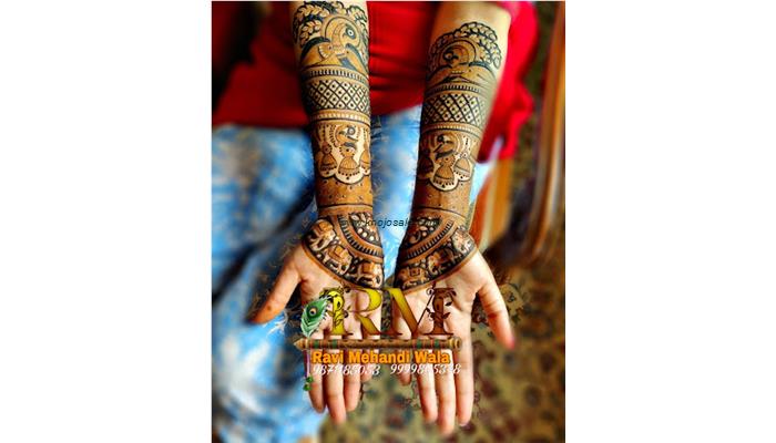 Ravi Mehandi Wala - Beast Mehndi Artist In Delhi