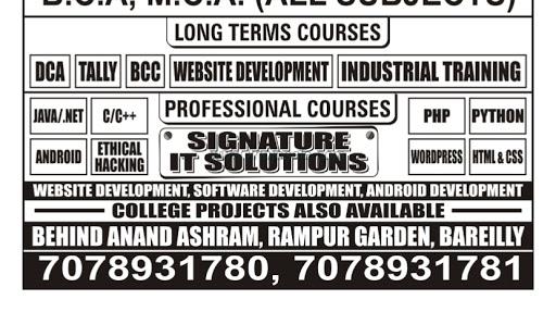 Website Development,Software Development In Bareilly(Signature IT Solution)